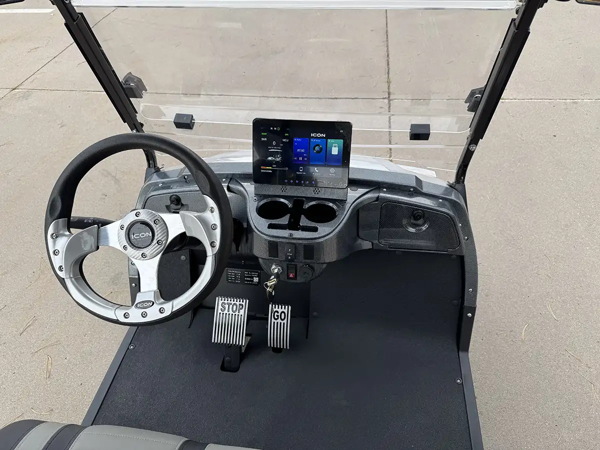 icon i40l golf cart dashboard