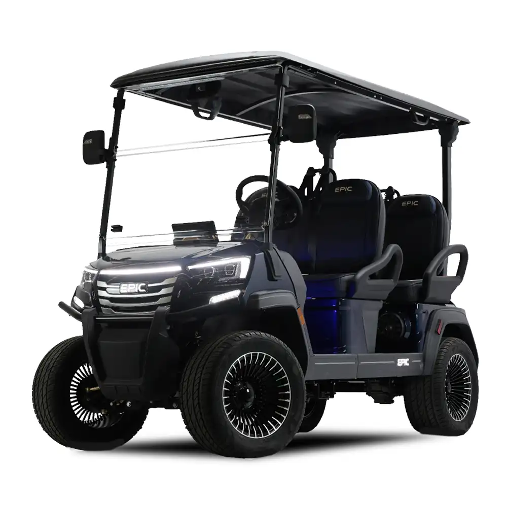 black epic e40fx golf cart for sale