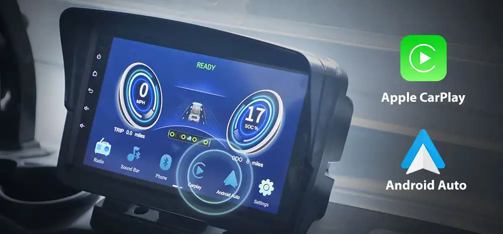 Evolution D5 Ranger 6 touchscreen display screen