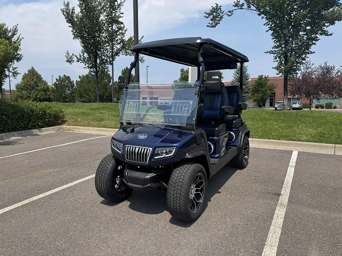 evolution d5 ranger 4 plus golf cart Mediterranean blue