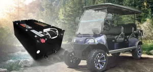 golf carts with lithium batteries