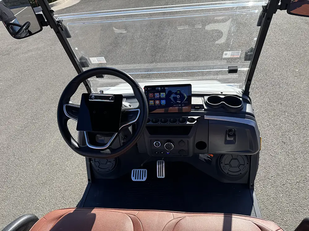 2025 epic e20fx golf cart touchscreen display