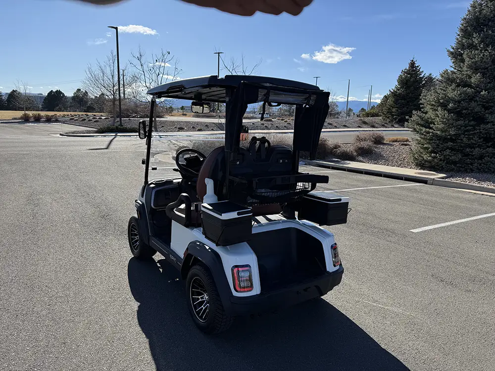 epic e20fx golf cart rear view