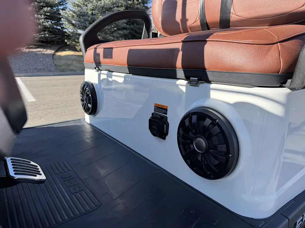 epic e20fx golf cart speakers