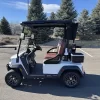 white epic e20fx golf cart side view