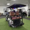 2026 icon i40x white golf cart rear seating
