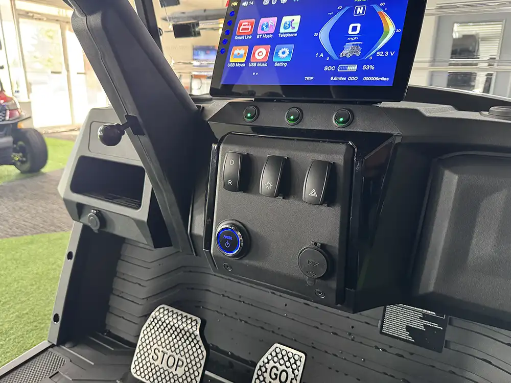 2026 icon i60lx golf cart controls
