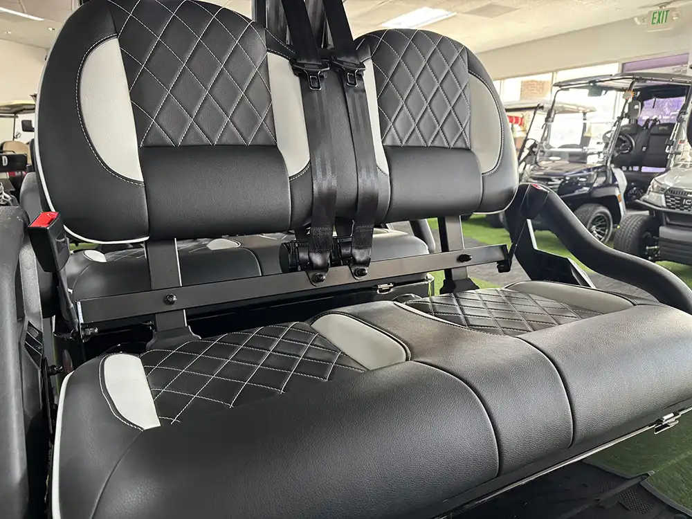 2026 icon i60lx golf cart black seating