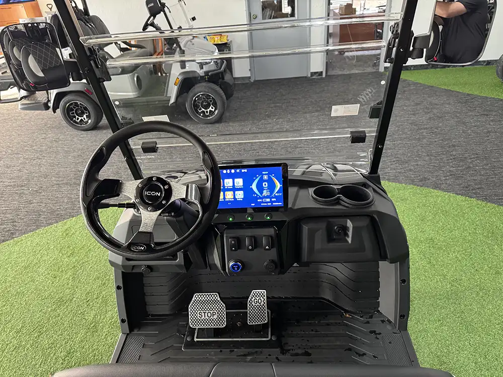 2026 icon i60lx golf cart interior
