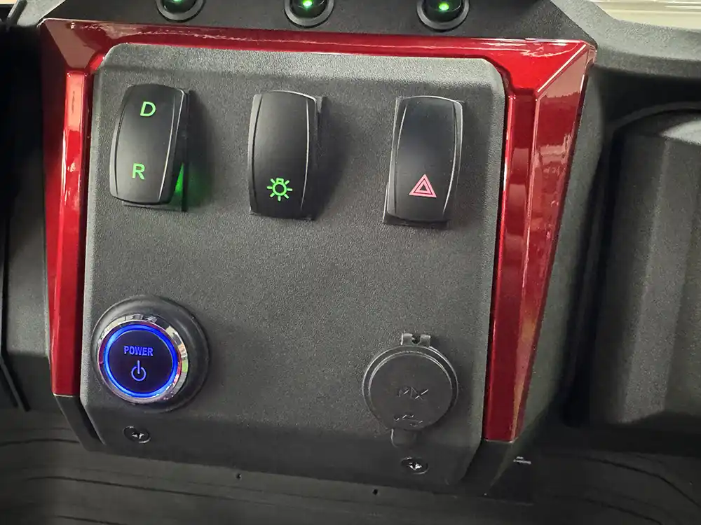 icon i20x golf cart controls