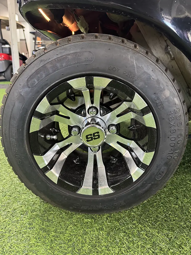 2000 Club Car DS golf cart wheels