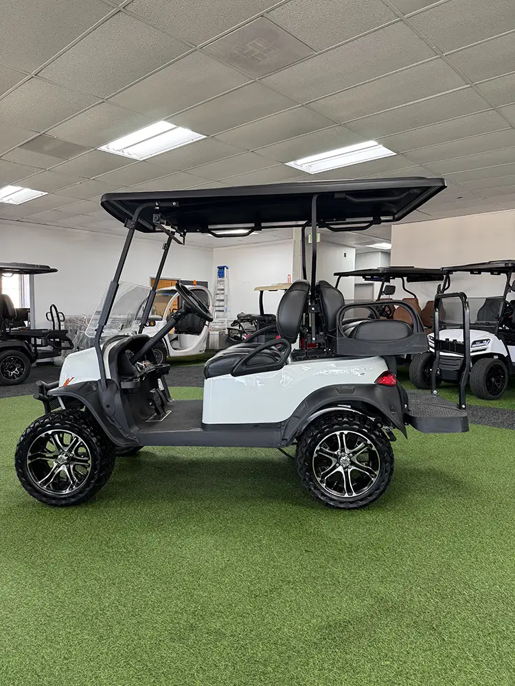 2021 Club Car Onward Lifted Golf Cart side view