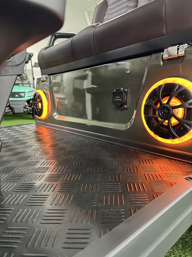 2026 Tara Summit Plus 4 Golf Cart speakers