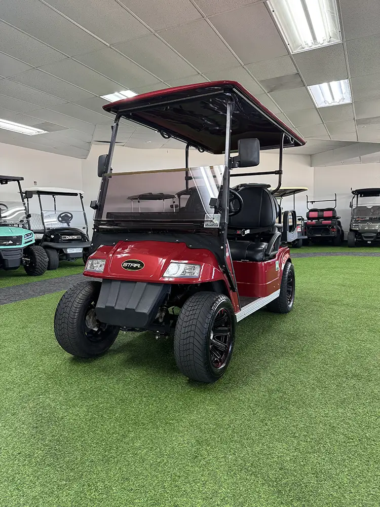 red 2012 StarEV Classic golf cart for sale in colorado
