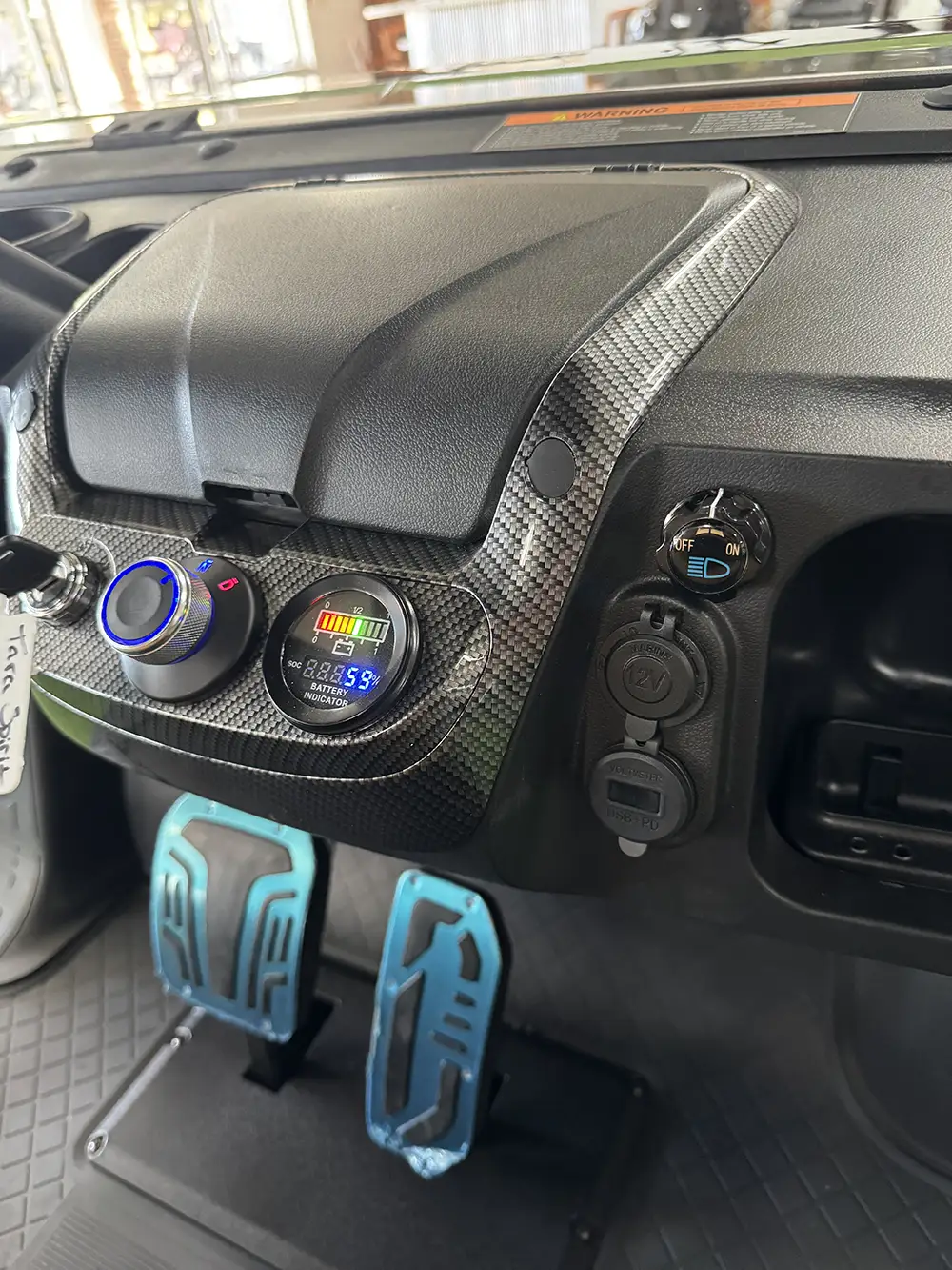 tara spirit pro dash controls