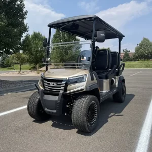 epic e40fx champagne golf cart for sale in Colorado