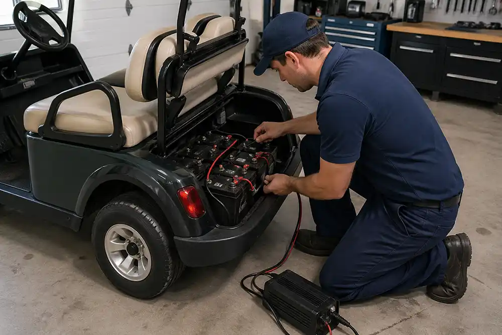 golf cart not charging troubleshooting guide