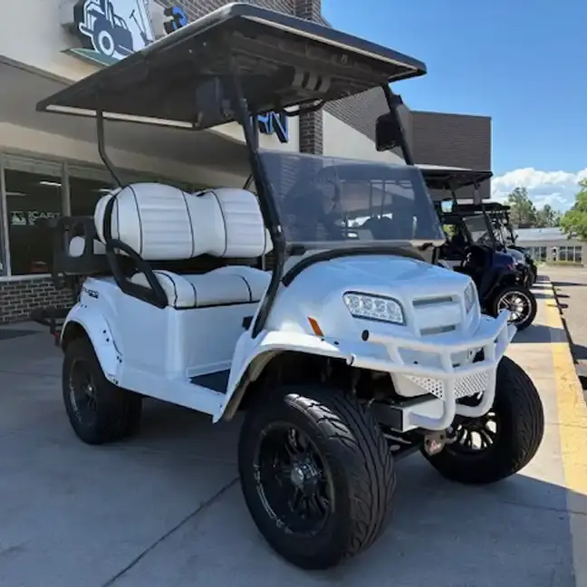 2019 white club car onward golf cart for sale used in colorado (1)
