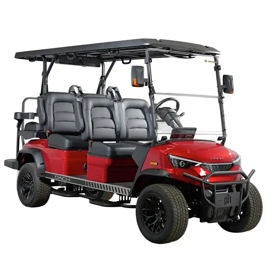 red Apollo 4+2 golf cart near denver